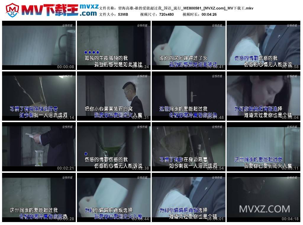 望海高歌-谁的爱能超过我_国语_流行_ME800581